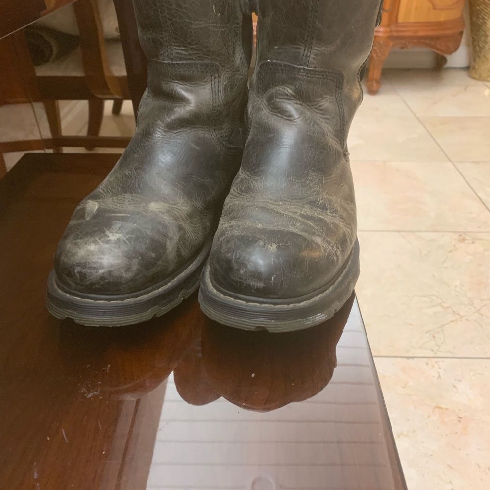 Dr. Martens Black Leather Men's Boots